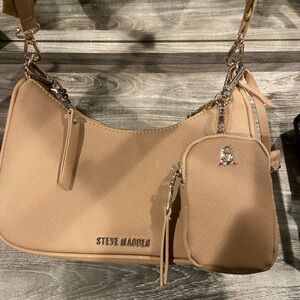 Steve Madden Beige Shoulder Bag Set